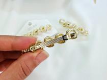 7 cm French clip with pearl top