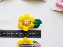 Flower embroidery card pliers clip