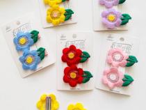 Flower embroidery card pliers clip